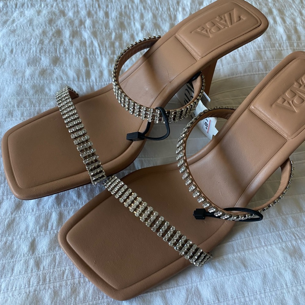 Zara studded heel